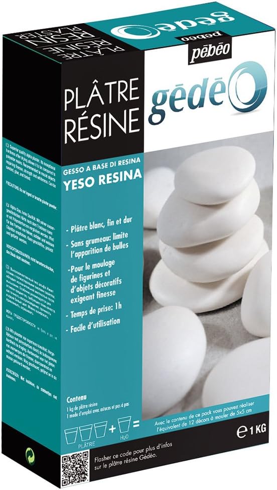 Pébéo 766313 Gédéo yeso resina Caja 1 kg: Amazon.es: Oficina y papelería
