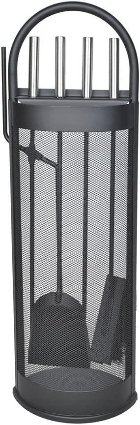 4165 Kaminer Accesorios de Chimenea Parilla Horno Hoguera Conjunto 4 en