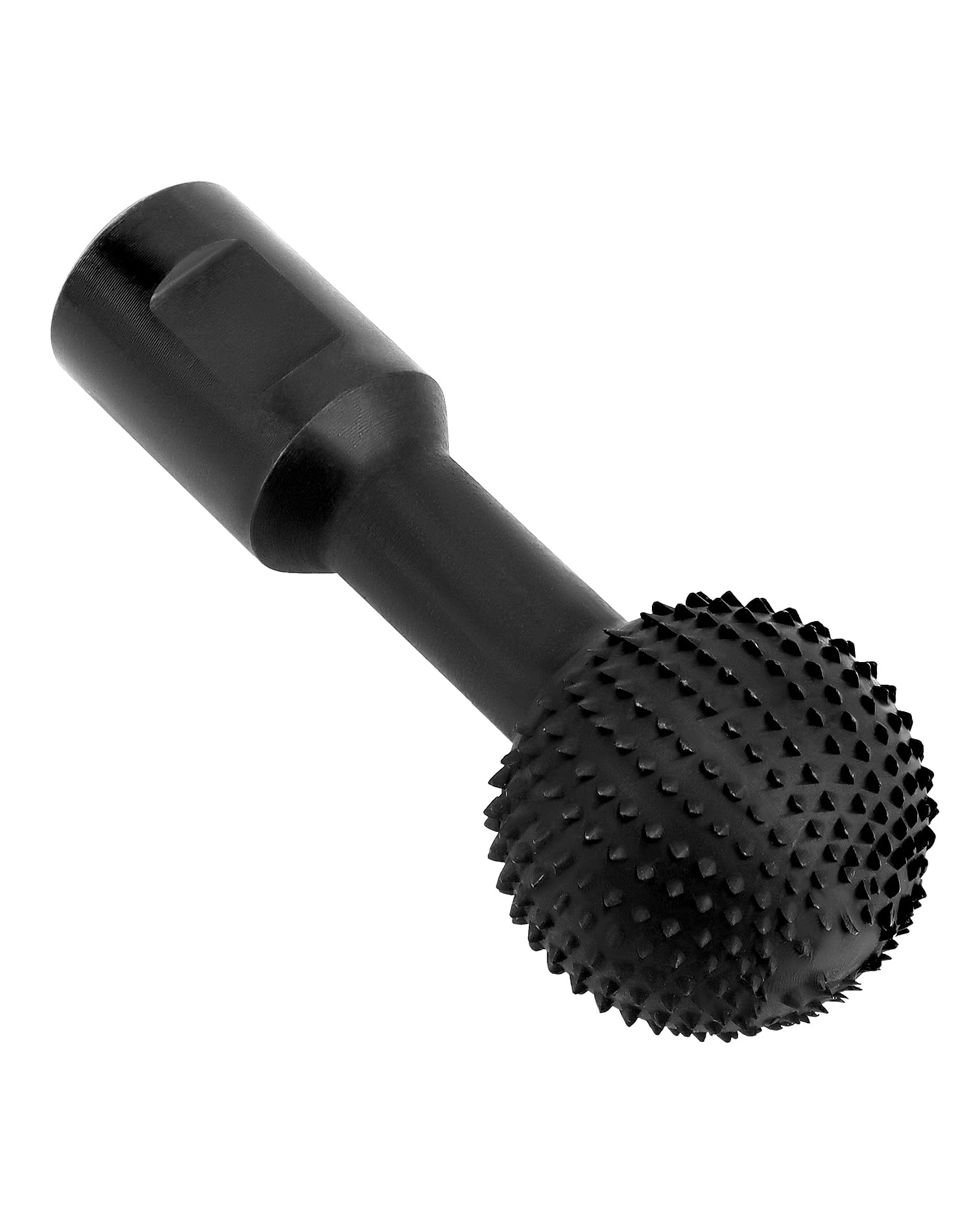 QWORK® Spherical Rotary Grinding Head, Spherical Wood Carving Tools, Carbon Steel, for 115/125 Angle Grinder, M14 Threads