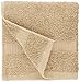 Pinzon Organic Cotton Washcloths (12 Pack), Sand