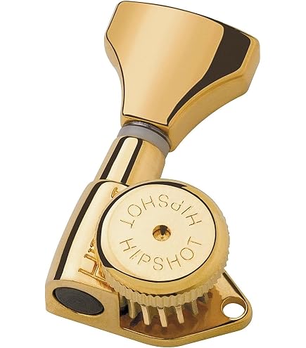 Hipshot HE6C-3/8 Ultralite D-Tuner X-Tender 3/8 Basso, Nero, 20680B