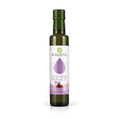 Kalista Infused Olive oil, Saffron, 8.45 Fluid Ounce