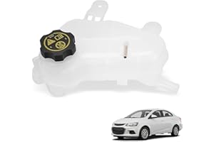YEHERIT 603-386 Front Engine Coolant Reservoir Recovery Tank with Cap Compatible with Chevrolet Chevy Sonic 1.4L 1.6L 1.8L 2012-2020 Replace for GM3014167 95048411 13502353 42609220