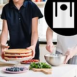 Thyonta 25PCS Thickened PE Plastic Aprons Greaseproof Disposable Catering Kids view 4