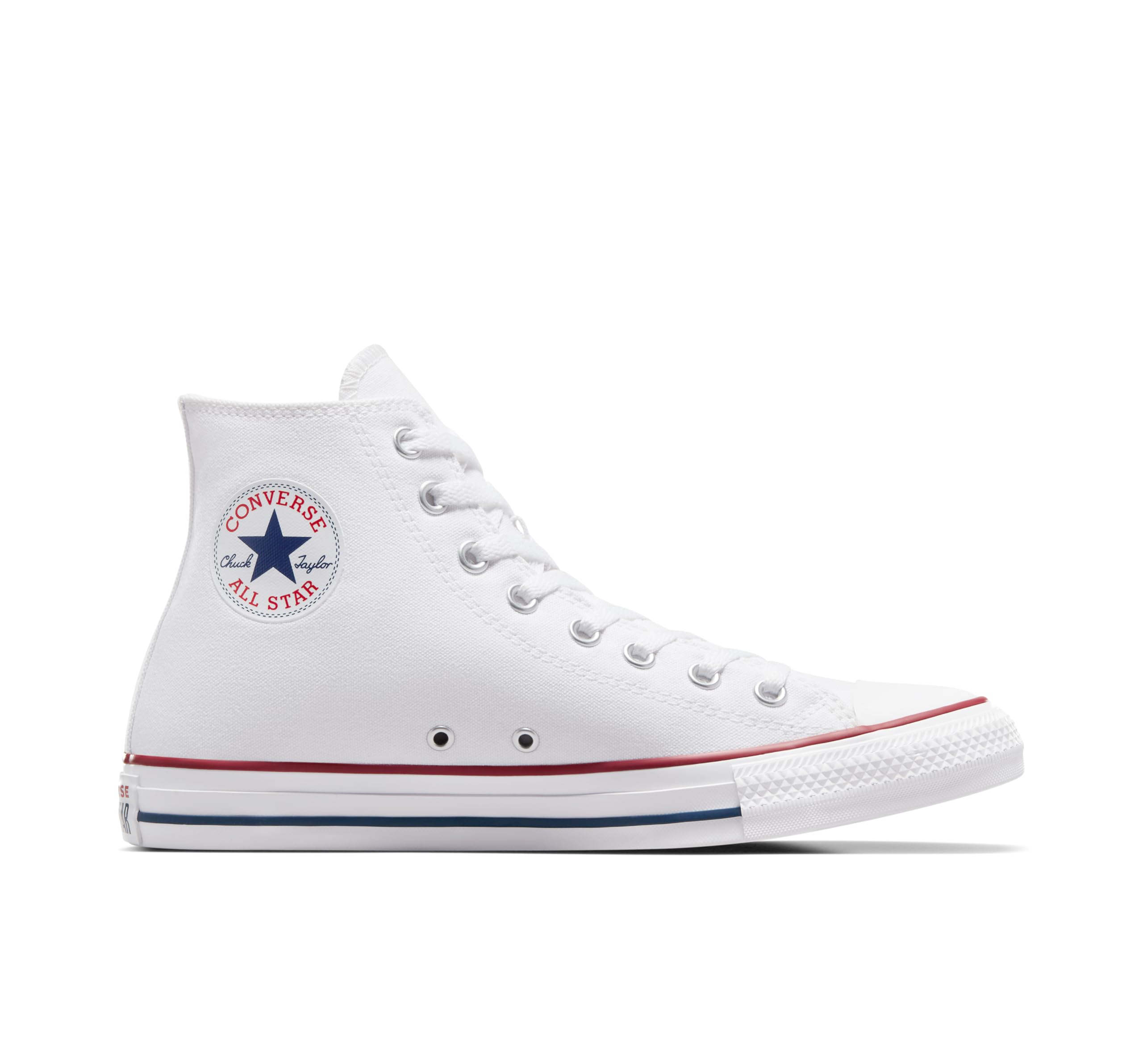 Converse Unisex Adult Chuck Taylor All Star High Top, Optical White, 15 Womens/13 Mens Image Converse Unisex Adult Chuck Taylor All Star High Top, Optical White, 15 Womens/13 Mens Image