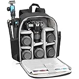 CADeN Camera Backpack Bag Professional for DSLR/SLR Mirrorless Camera Waterproof, Camera Case Compatible for Sony Canon Nikon