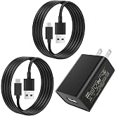 5V 2A Power Adapter with USB Type-C&zwnj; and Micro USB Charging Cables | 10W Charger Compatible with Amazon Fire TV Stick 4k Plus/Max/Select, Roku Streaming Stick, Chromecast Google TV