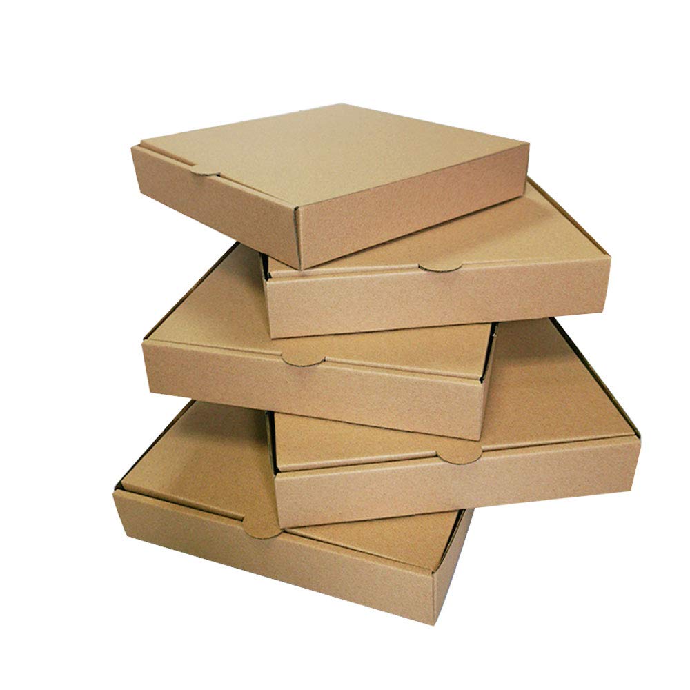 9 inches Premium Kraft Paperboard Corrugated Pizza Boxes