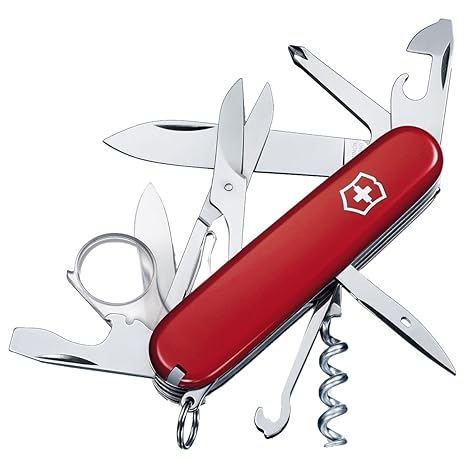 Victorinox Taschenmesser Explorer (16 Funktionen, Lupe, Phillips Schraubendreher, Schere)