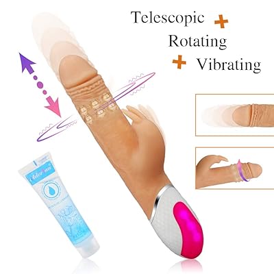 Realistic Dildo Thrusting Rabbit G-Spot Vibrator - Iceland