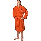 NFL Tampa Bay Buccaneers Retro Adult Unisex Silk Touch Bathrobe, Large/X-Large, Orange, Officially Licensed Loungewear, Soft Plush Polyester