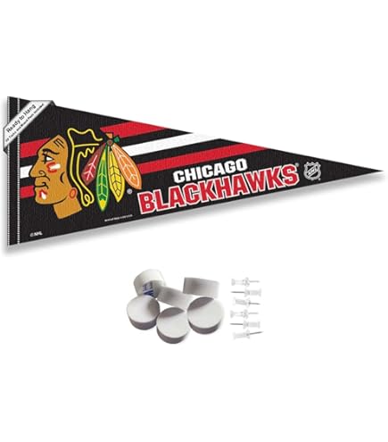 thumbnail image 2 of Chicago Bulls Pennant Flag 12x30 Inches With Wall Mounting Kit | Officially Licensed NBA Decor 2 of 13