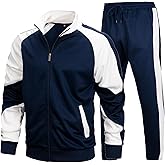 MANTORS Mens Track Suits 2 Piece Set Full Zip Tracksuit Sweat Suits