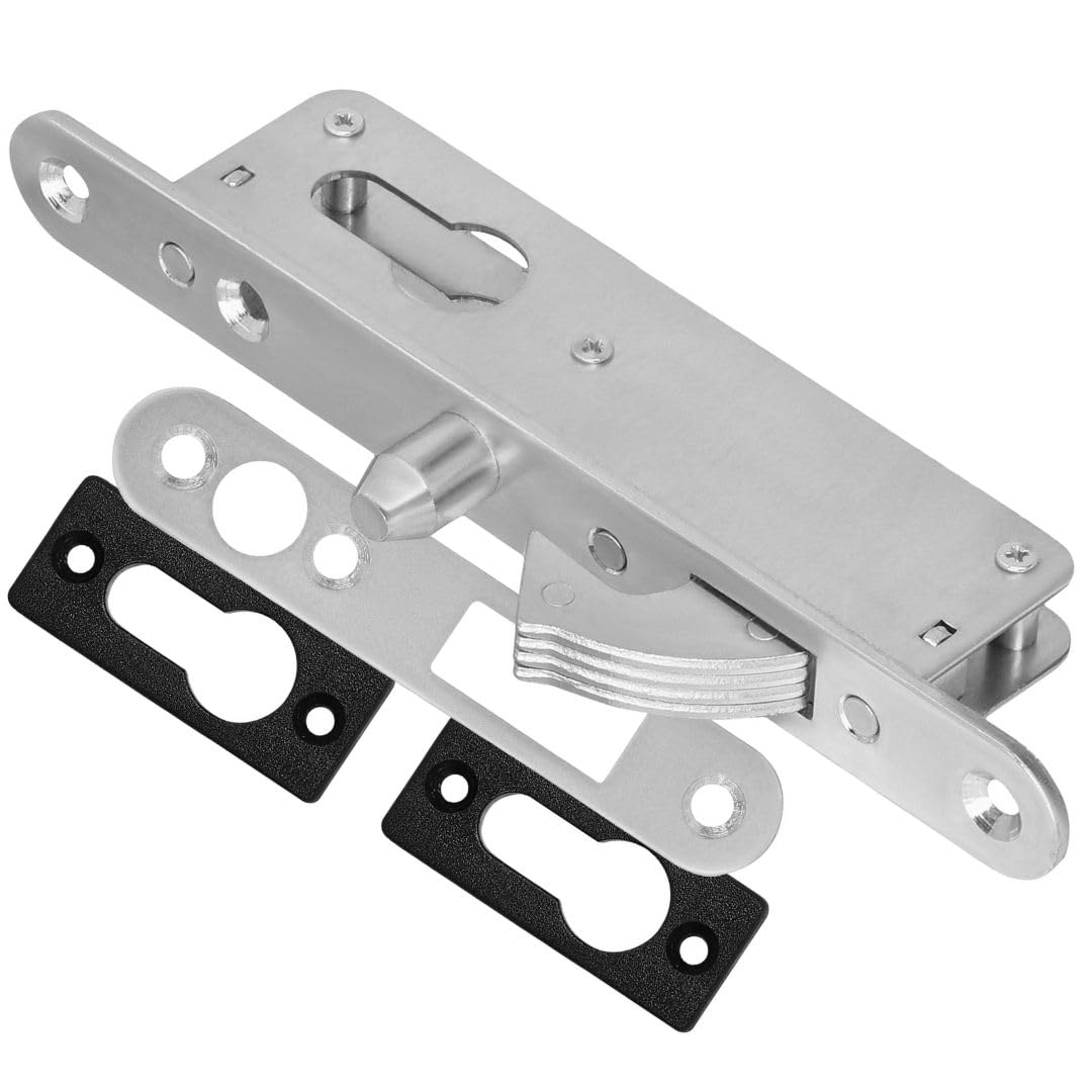 KOTARBAU® Sliding Door Mortice Lock with Guide Bolt and Hook Trap Lock