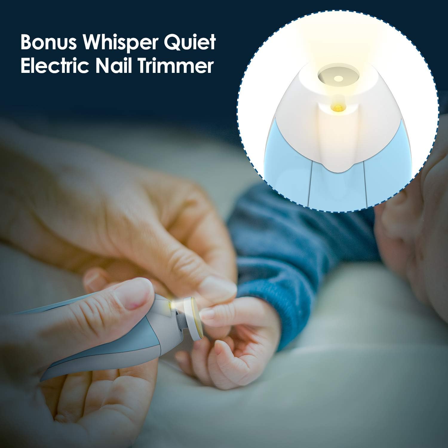 Baby Healthcare and Grooming Kit, 18 in 1 Baby Electric Nail Trimmer Set, Lupantte Nursery Care Kit, Baby Thermometer, Medicine Dispenser, Baby Comb, Brush, Nail Clippers, etc. Baby Shower Gifts.: Health & Personal Care