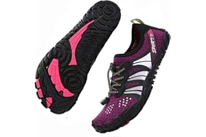 ZIITOP Water Shoes for Women Men Beach Shoes Women Swim Shoes Pool Shoes River Shoes Barefoot Shoes Quick Dry Slip-on for Pool Beach Surf Water Park Yoga