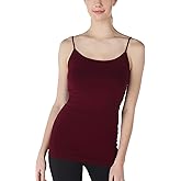 NIKIBIKI Women Seamless Basic Camisole, Made in U.S.A, One Size