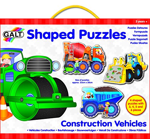 Galt Toys Inc Shaped Construction Vehicles Puzzle