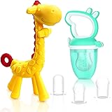 SHARE&CARE Baby Teething Toys and Natural Organic Food Feeder Pacifier/Baby Teether Chew Toys Fresh Fruit Feeding/ 1 Teether