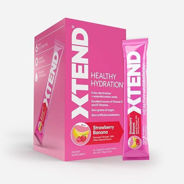 XTEND HYDRATION 1 SERV – 15PK STRAWBERRY BANANA