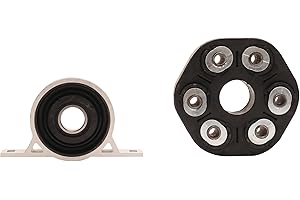 Center Support Bearing and Driveshaft Flex Disc Joint, Compatible with BMW X3 E83 Seires 2004-2010#1018050 26265 26127521855 