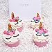 Charlene New York Unicorn Soap Cupcake Gift Set - Ideal Birthday, Graduation, Anniversary or Wedding Gift Or The Perfect Party Favors, Kids, Moms, Teens, 4 Pack
