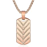 WP WEPICK Mens Necklace 18K Gold Plated Stainless Steel Leaf Link Pendant Chain Necklaces for Men Non Tarnish Jewelry Gifts for Men Women 20-22 Inch