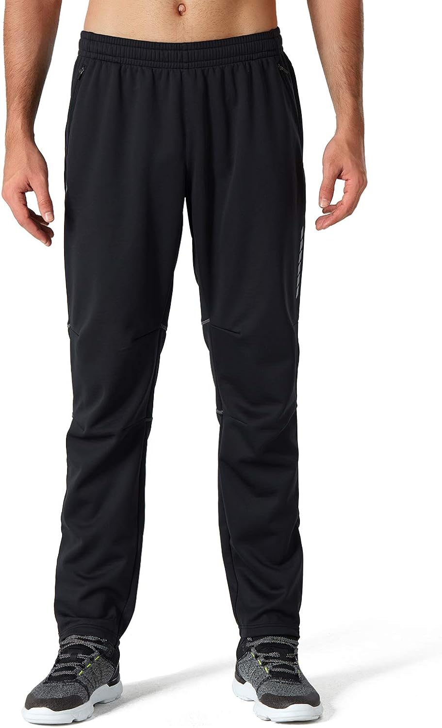 Naviskin Men's Windproof Fleece Thermal Cycling Pants Multi Sports Warm Winter Outdoor Pants: Clothing