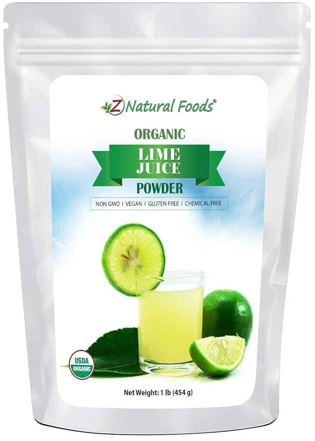 Organic Lime Juice Powder Superfood Drink Mix Supplement