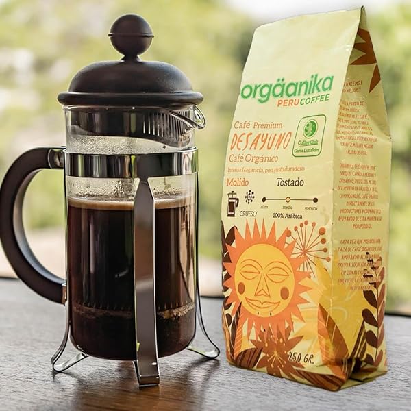 ORGAANIKA ANDES BREAKFAST | GOURMET COFFEE BLEND | COARSE GROUND | MEDIUM ROAST | SPECIALTY ORGANIC | BEST FOR FRENCH PRESS & COLD BREW COFFEE, WELL BALANCED, BULLETPROOF FLAVOR, AROMA AND BODY.