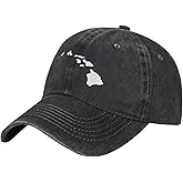 Hawaiian Islands Baseball Cap Dad Hat Adjustable Classic Cotton Low Profile Hat Men Women
