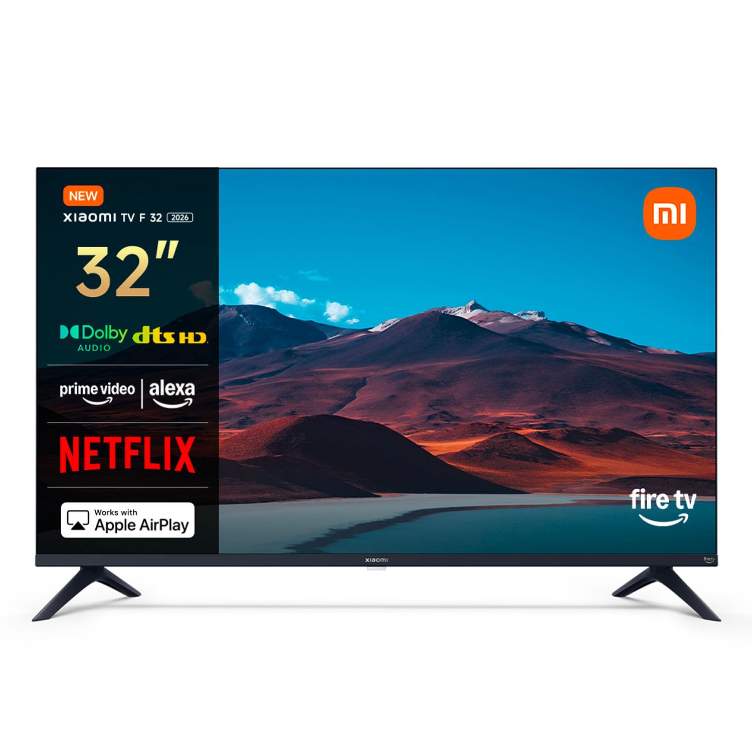 XIAOMI TV F 32, 32 Inch (81 cm) HD Smart TV, Fire TV, Dolby Audio