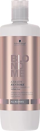 Schwarzkopf Professional BlondMe Keratin Restore Shampoo, 1er Pack (1 x 1 l)