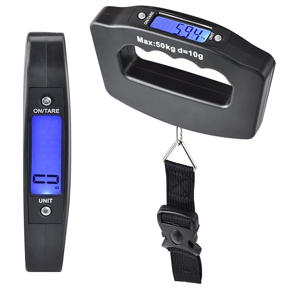 Buzz Bird Mini Digital Portable Electronic Luggage Hook Hanging Scale