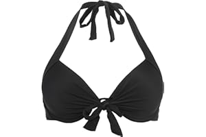 Ocean Blues Women's Push Up Bikini Top Halter Swimsuit Top