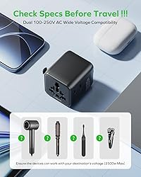 MOMAX Mini Universal Travel Adapter Worldwide, 2