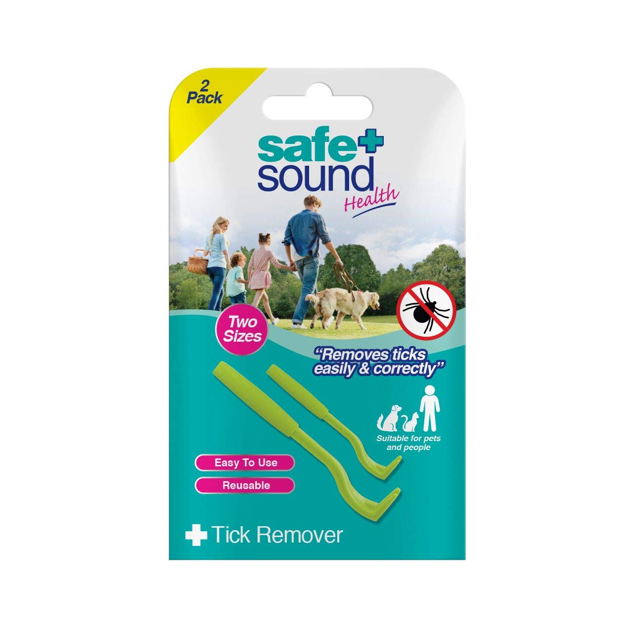 Safe + Sound Reusable Tick Remover for Pets and People