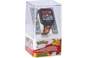 Accutime Kids Pokemon Pikachu Black Educational Learning Touchscreen Smart Watch Toy for Boys, Girls - Selfie Cam, Alarm, Cal