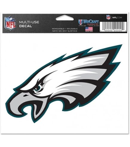 Amazon.com : Wincraft NFL Philadelphia Eagles Die-Cut Color