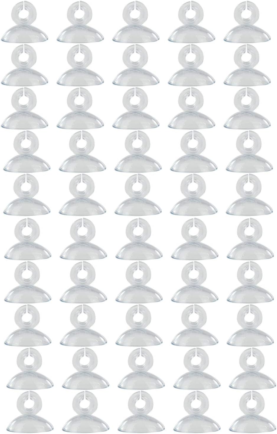 Christmas Window Light Suction Cups MultiPurpose Clear TRIXES 50PC