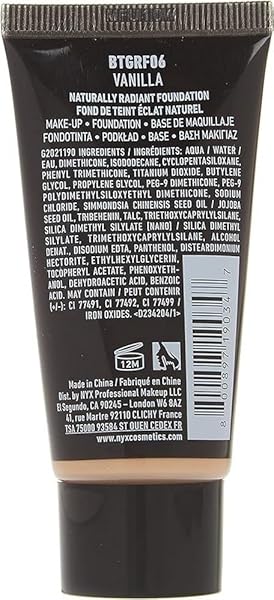 NYX PROFESSIONAL MAKEUP BORN TO GLOW NATURALLY RADIANT FOUNDATION, MEDIUM COVERAGE – VANILLA