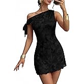 Acelitt Womens Summer Floral Off Shoulder Dress,S-XXL