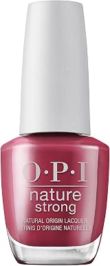 OPI Nature Strong Nail Polish Quick Dry Vegan Garnet Red 15 ml