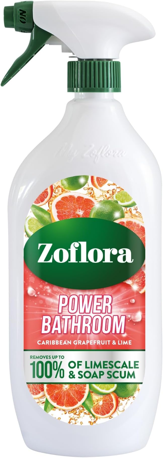 Zoflora Power Bathroom Cleaner Caribbean Grapefruit & Lime 800 ml
