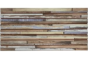 WISDOMFUR Versatile Slatwall Panels – 2x4 ft (Set of 2) – Natural Oak Finish – Durable, Easy-to-Install Wall Storage & Display Solution for Retail, Garage, or Home Organization