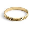 COACH Womens Signature C Glitter Bangle Bracelet
