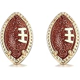 RAUCHBE Football Stud Earrings for Women Sports Rugby Earring Baseball Earrings Player lovers Fan Earrings Jewelry