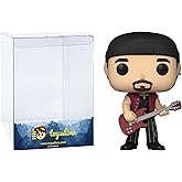Funko The Edge: P o p ! Rocks Vinyl Figurine Bundle with 1 Compatible 'ToysDiva' Graphic Protector (272-64034 - B)
