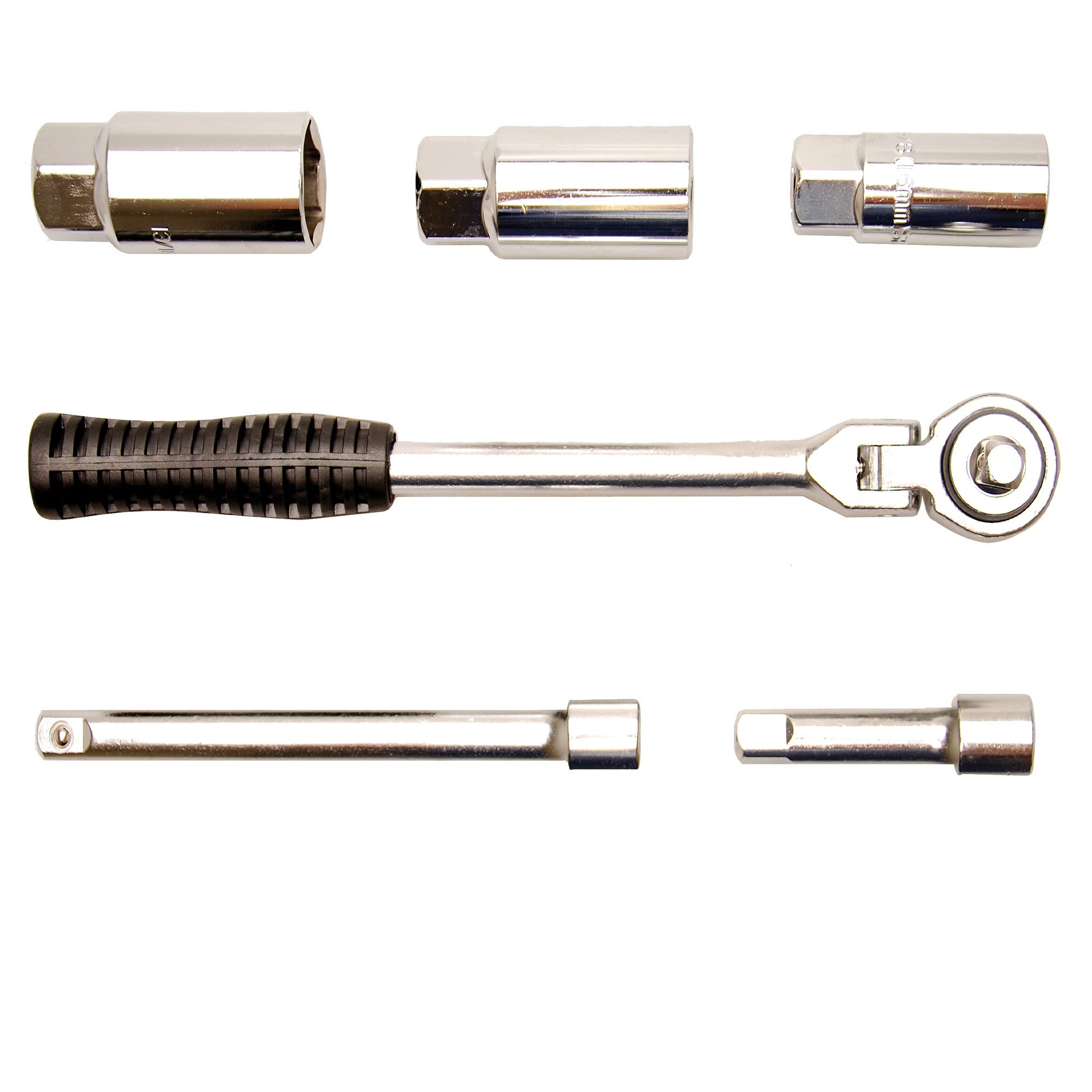 BGS Diy 137 | Spark Plug Tool Set | 10 mm (3/8") Drive | 6 pcs.