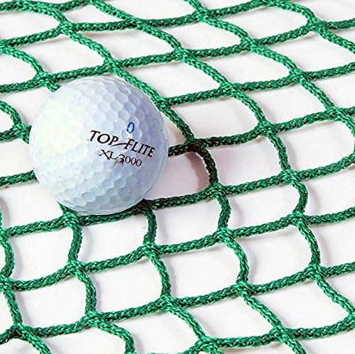 FORB 10ft X 10ft X 10ft Golf Cage Net (Green) – Super Strong Replacement Golf Cage Netting